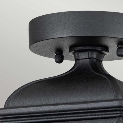 Elstead - Candeeiro de teto exterior BAYVIEW 1xE27/60W/230V IP44 preto