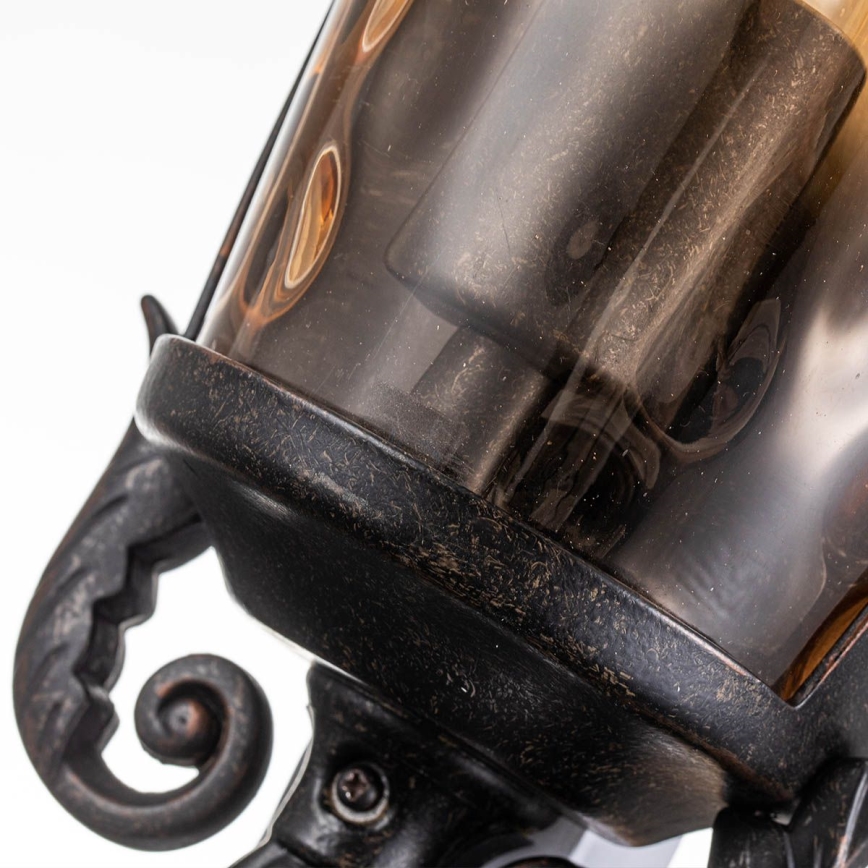 Elstead - Aplique de parede exterior BALTIMORE 1xE27/60W/230V IP44 bronze