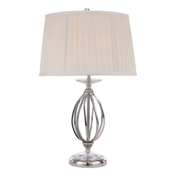 Elstead - Candeeiro de mesa AEGEAN 1xE27/60W/230V cromado brilhante