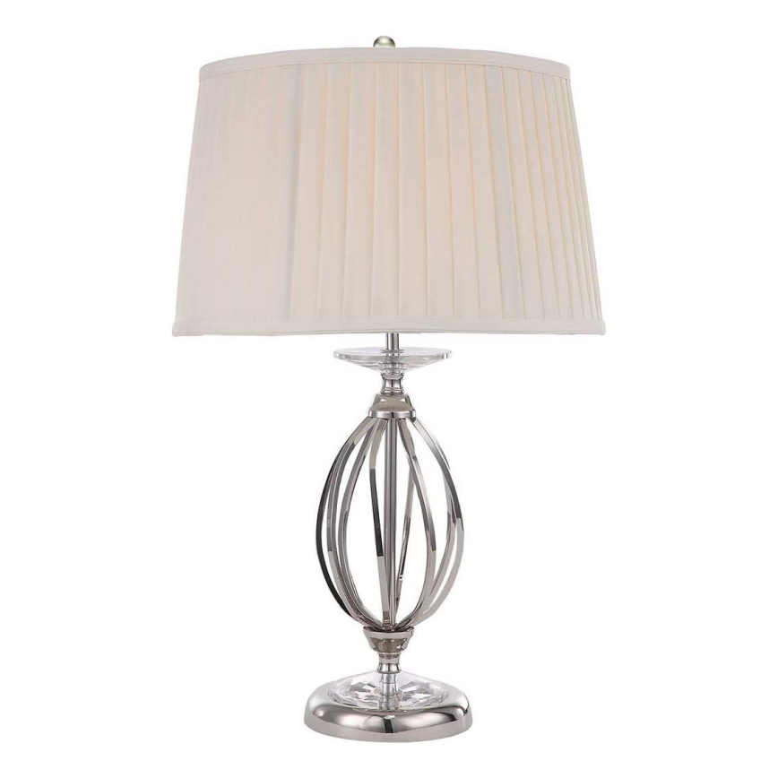 Elstead - Candeeiro de mesa AEGEAN 1xE27/60W/230V cromado brilhante