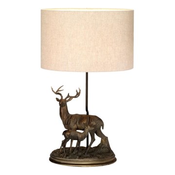 Elstead - Candeeiro de mesa AMELIA 1xE27/40W/230V bronze