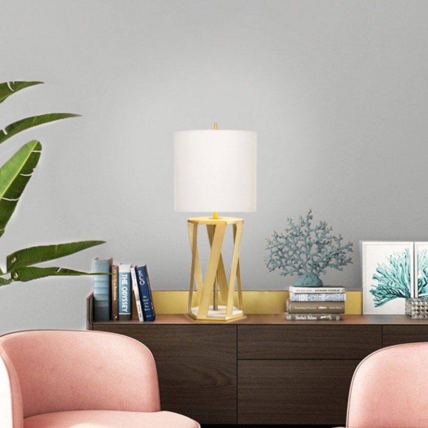 Elstead - Candeeiro de mesa APOLLO 1xE27/60W/230V dourado/branco