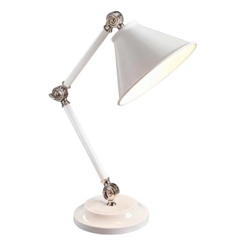 Elstead - Candeeiro de mesa PROVENCE ELEMENT 1xE27/60W/230V branco