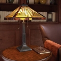 Elstead - Candeeiro de mesa Tiffany STEPHEN 2xE27/60W/230V