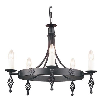 Elstead - Candeeiro suspenso BELFRY 5xE14/60W/230V