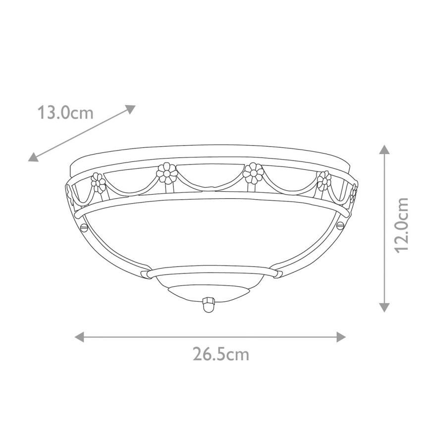 Elstead - Iluminação de parede CARISBROOKE 1xE27/60W/230V