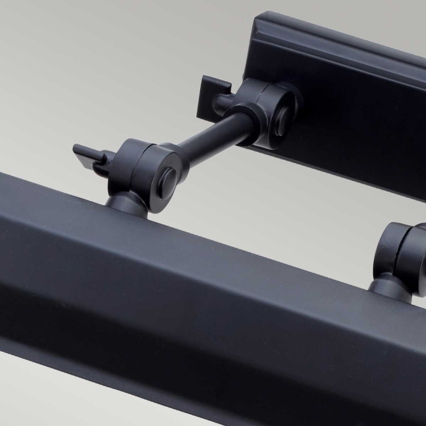 Elstead - Luminária para quadros CHAWTON 4xE14/40W/230V preta