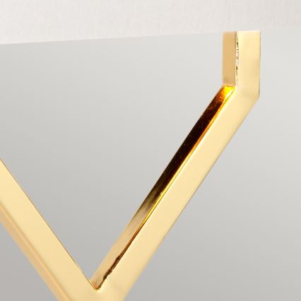 Elstead - Candeeiro de mesa CROSS 1xE27/60W/230V dourado/branco