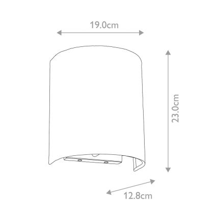 Elstead - Aplique de parede COOPER 1xE27/60W/230V dourado