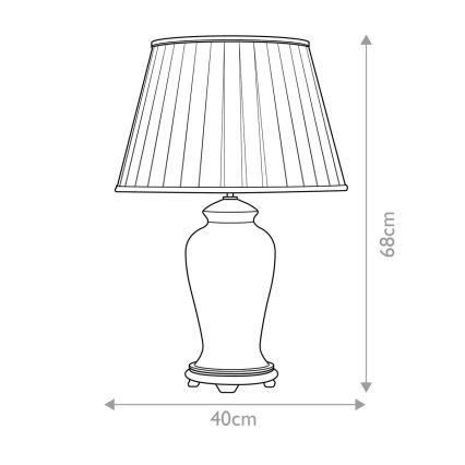 Elstead - Candeeiro de mesa DATAI 1xE27/60W/230V
