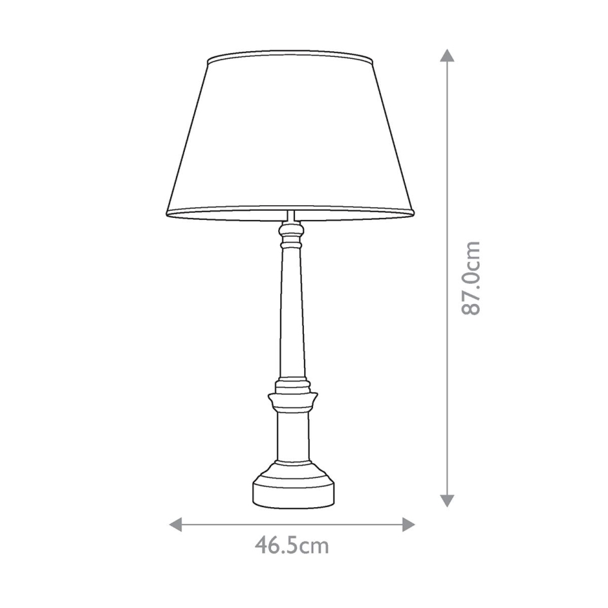 Elstead - Candeeiro de mesa STRASBOURG 1xE27/60W/230V