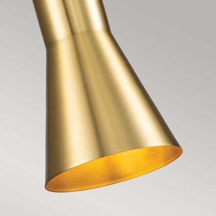 Elstead - Candeeiro suspenso ETOILE 1xE27/60W/230V diâmetro 13,3 cm dourado