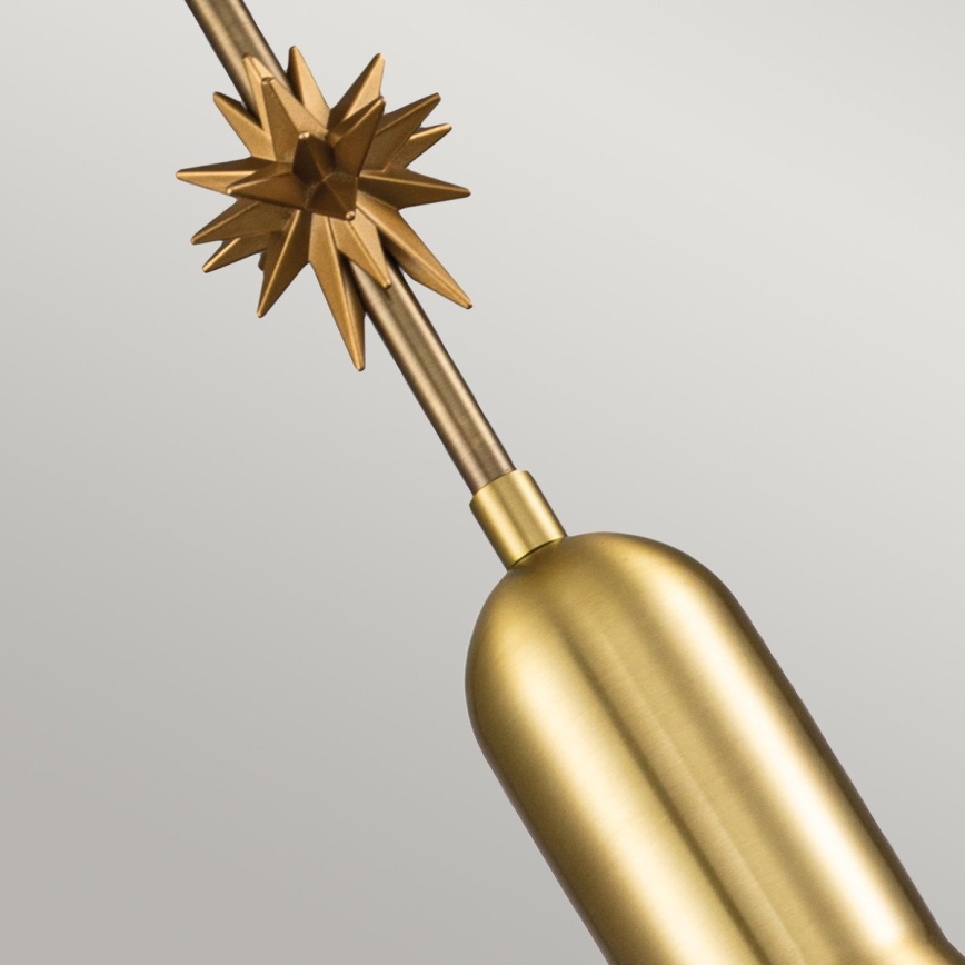 Elstead - Candeeiro suspenso ETOILE 1xE27/60W/230V diâmetro 13,3 cm dourado