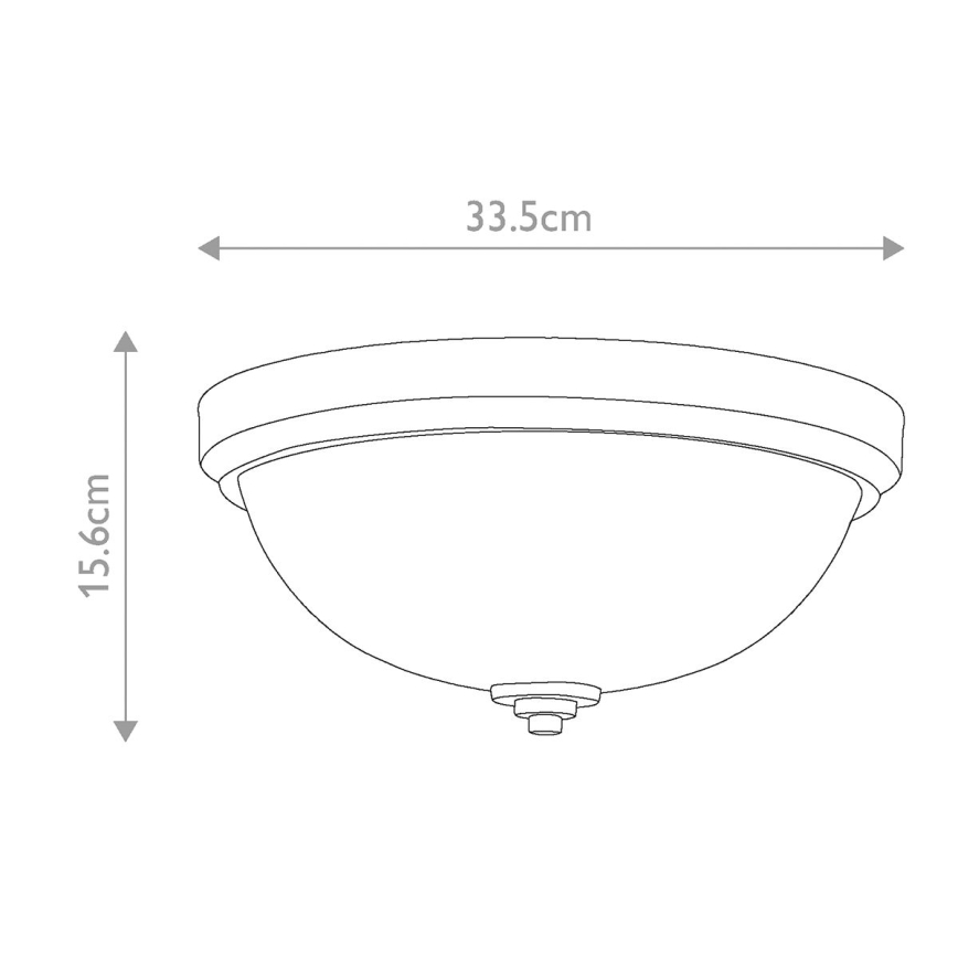 Elstead FE-MALIBU-F-BATH -Iluminação de teto de casa de banho MALIBU 1xE27/60W/230V IP44