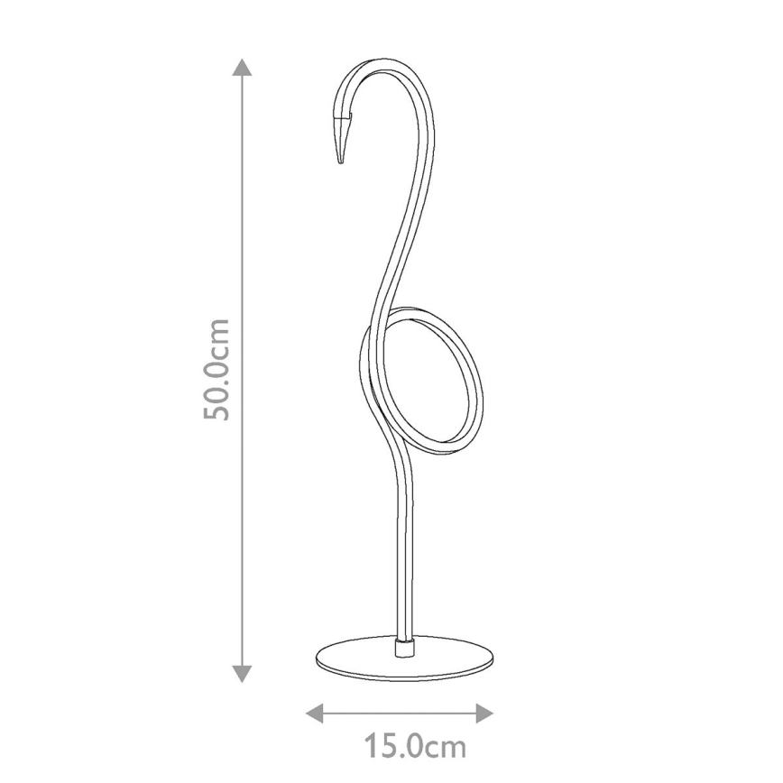 Elstead - Candeeiro de mesa LED FLAMINGO LED/6W/230V 3000K rosa