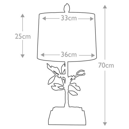 Elstead - Candeeiro de mesa AUDUBON PARK 1xE27/60W/230V