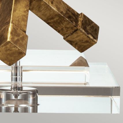 Elstead - Candeeiro de mesa JACKSON SQUARE 1xE27/60W/230V