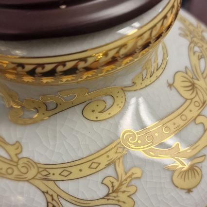 Elstead - Candeeiro de mesa GOLDTHISTLE 1xE27/60W/230V