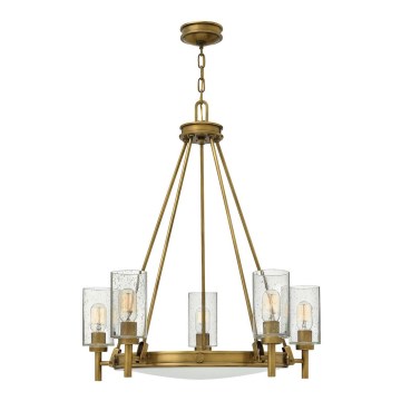 Elstead HK-COLLIER5 - Candelabro suspenso COLLIER 5xE27/100W/230V