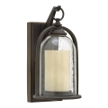 Elstead HK-QUINCY-S - Iluminação de parede exterior QUINCY 1xE27/100W/230V IP44