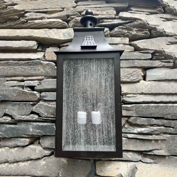 Elstead - Iluminação de parede exterior KENDAL 2xE14/60W/230V IP44