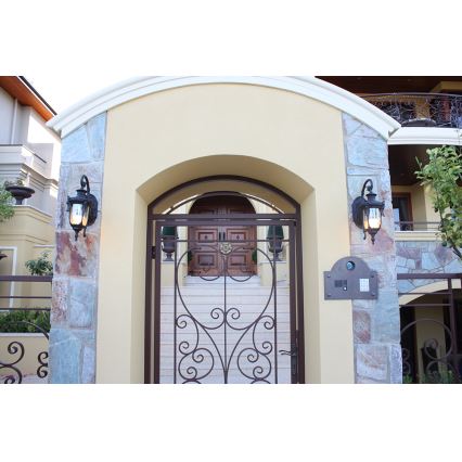 Elstead - Iluminação de parede exterior PHILADELPHIA 1xE27/100W/230V IP44