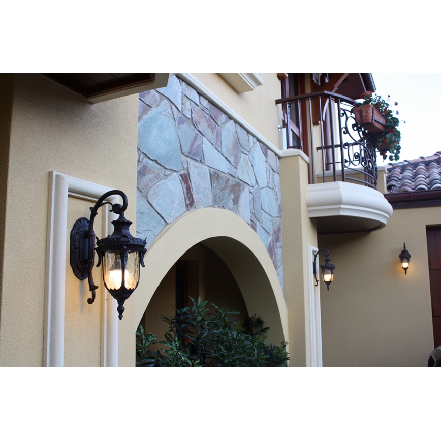 Elstead - Iluminação de parede exterior PHILADELPHIA 1xE27/100W/230V IP44