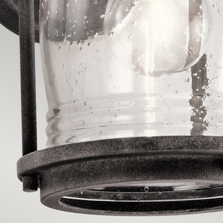 Elstead KL-ASHLANDBAY2-S - Iluminação de parede exterior ASHLAND 1xE27/60W/230V IP44