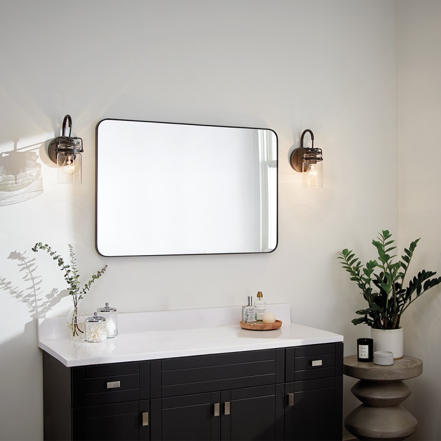 Elstead KL-BRINLEY1-OZ - Iluminação de parede BRINLEY 1xE27/60W/230V antracite