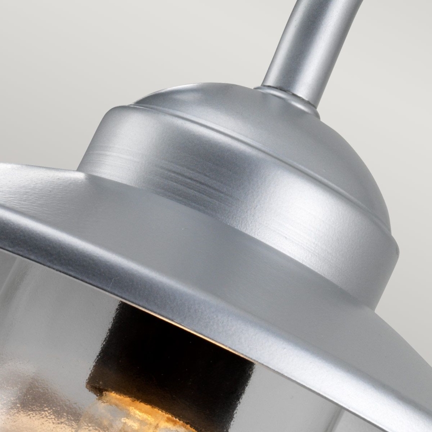 Elstead - Aplique de parede exterior KLAMPENBORG 1xE27/60W/230V IP44 cromo fosco