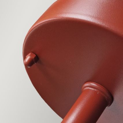 Elstead - Aplique de parede exterior KLAMPENBORG 1xE27/60W/230V IP44 vermelho