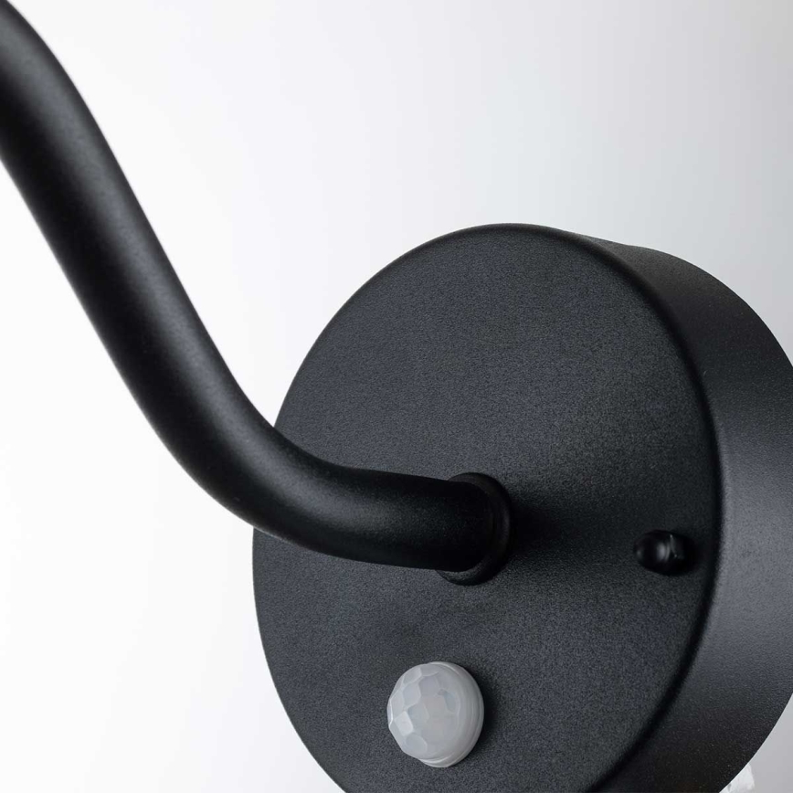 Elstead - Aplique de parede exterior com sensor KLAMPENBORG 1xE27/60W/230V IP44