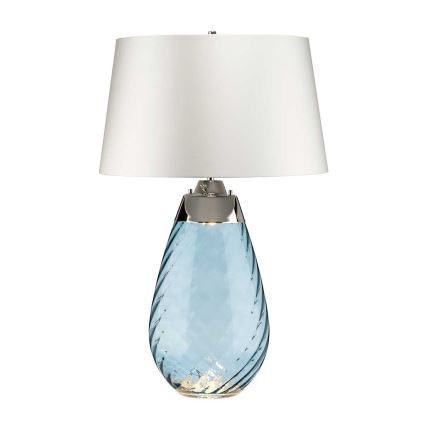 Elstead - Lâmpada de Mesa LED LENA 1xE27/40W/230V + 1xGU10/7W 74 cm azul/branco
