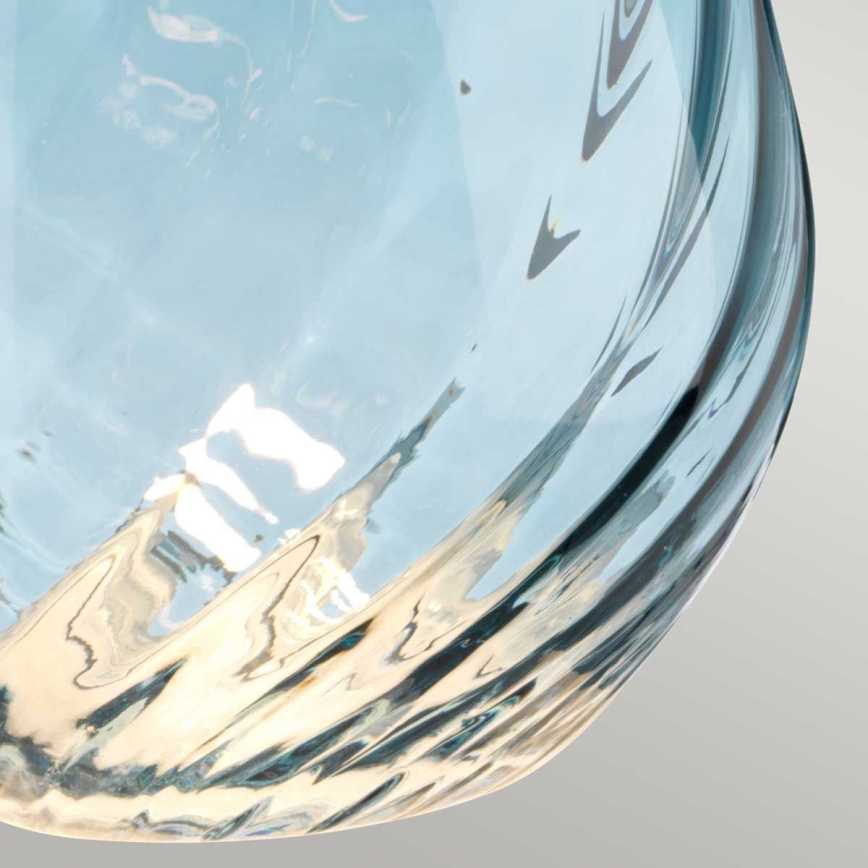 Elstead - Candeeiro de mesa LED LENA 1xE27/60W/230V + 1xGU10/7W 60,5 cm azul