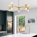 Elstead - Lustre com haste MARVELE 10xE14/40W/230V dourado