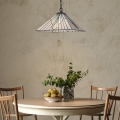 Elstead - Lustre Tiffany ALDERLEY suspenso em corrente 1xE27/60W/230V