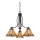 Elstead - Lustre Tiffany ASHEVILLE suspenso por corrente, 3xE27/60W/230V