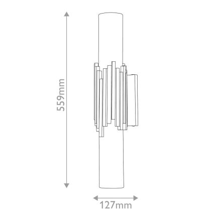 Elstead - Aplique LED de parede para casa de banho MARVELE 2xG9/4W/230V IP44