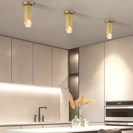 Elstead - Lustre de haste MARVELE 1xE14/40W/230V dourado