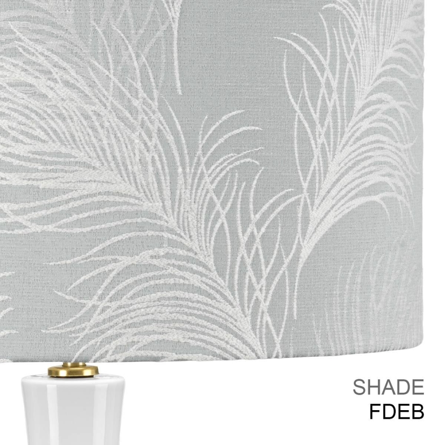 Elstead - Candeeiro de mesa MILO 1xE27/60W/230V cinzento