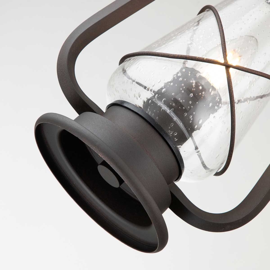 Elstead - Lustre exterior suspenso por corrente MINERS 1xE27/60W/230V IP44 bronze