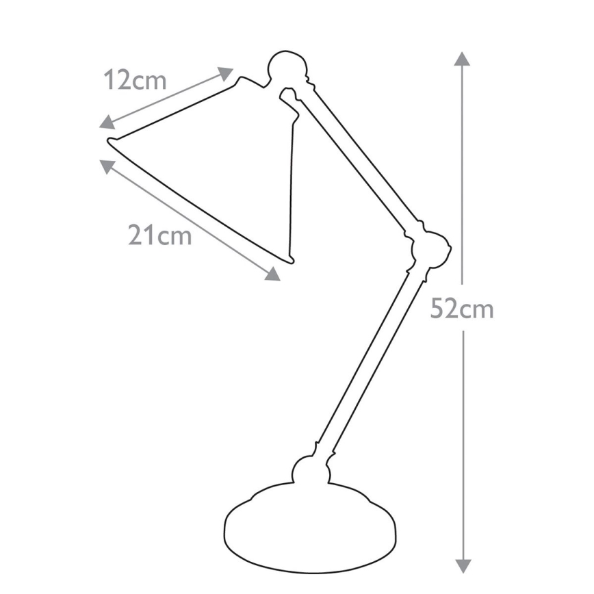 Elstead - Candeeiro de mesa PROVENCE ELEMENT 1xE27/60W/230V cinzento