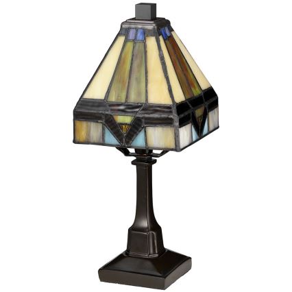 Elstead - Candeeiro de mesa Tiffany HOLMES 1xE14/25W/230V