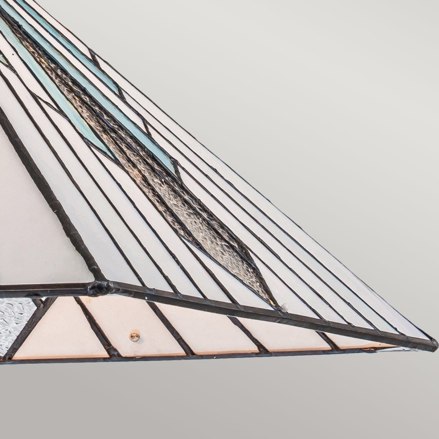 Elstead - Lustre em corrente Tiffany ALDERLEY 1xE27/60W/230V