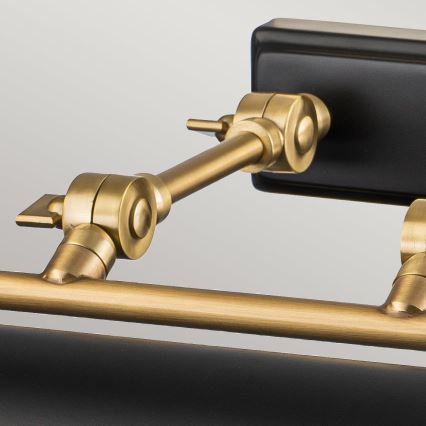 Elstead - Aplique para quadros WINCHFIELD 4xE14/40W/230V preto