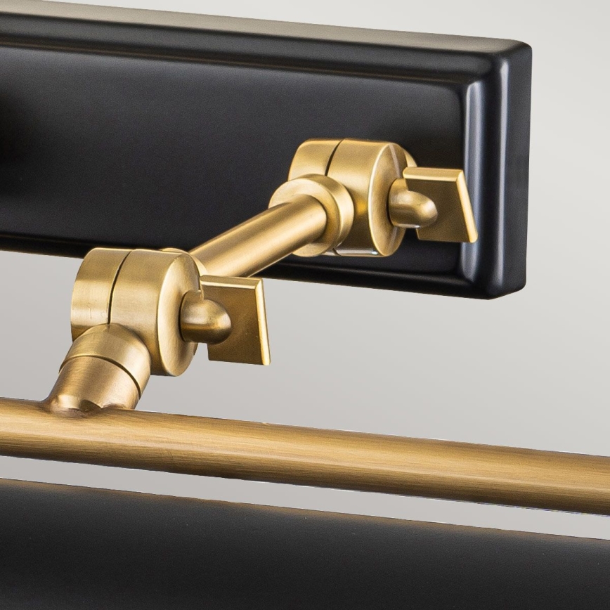 Elstead - Aplique para quadros WINCHFIELD 4xE14/40W/230V preto