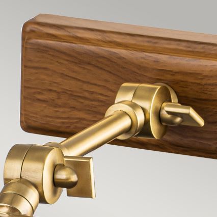 Elstead - Iluminação de ilustração WINCHFIELD 2xE14/40W/230V carvalho