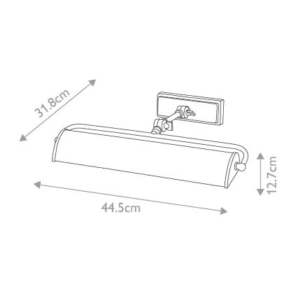 Elstead -Iluminação de ilustração WINCHFIELD 2xE14/40W/230V mármore