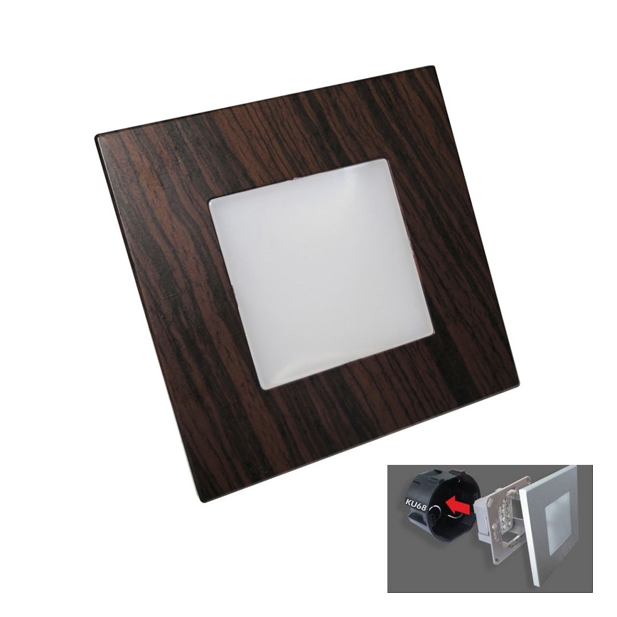 Emithor 48306 - Iluminação de orientação LED STEP LIGHT 16xLED/1W/230V