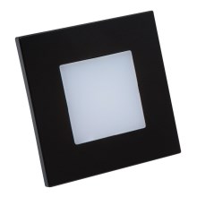 Emithor 48335 - Iluminação incorporada LED STEP LIGHT LED/1W/230V preta